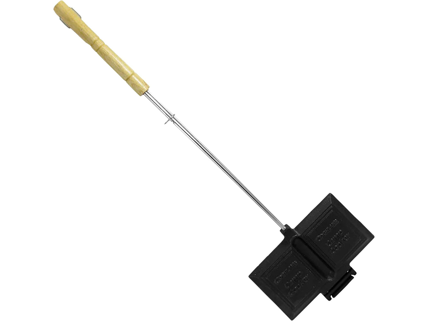 Coghlan's Cast Iron Camp Cooker - Pre-Seasoned Pie Iron Sandwich Maker with Heat-Resistant, Removable Handles, Easy-to-Clean for Toasted Pies, Grilled Sandwiches, and Meats, For Campfire Cooking