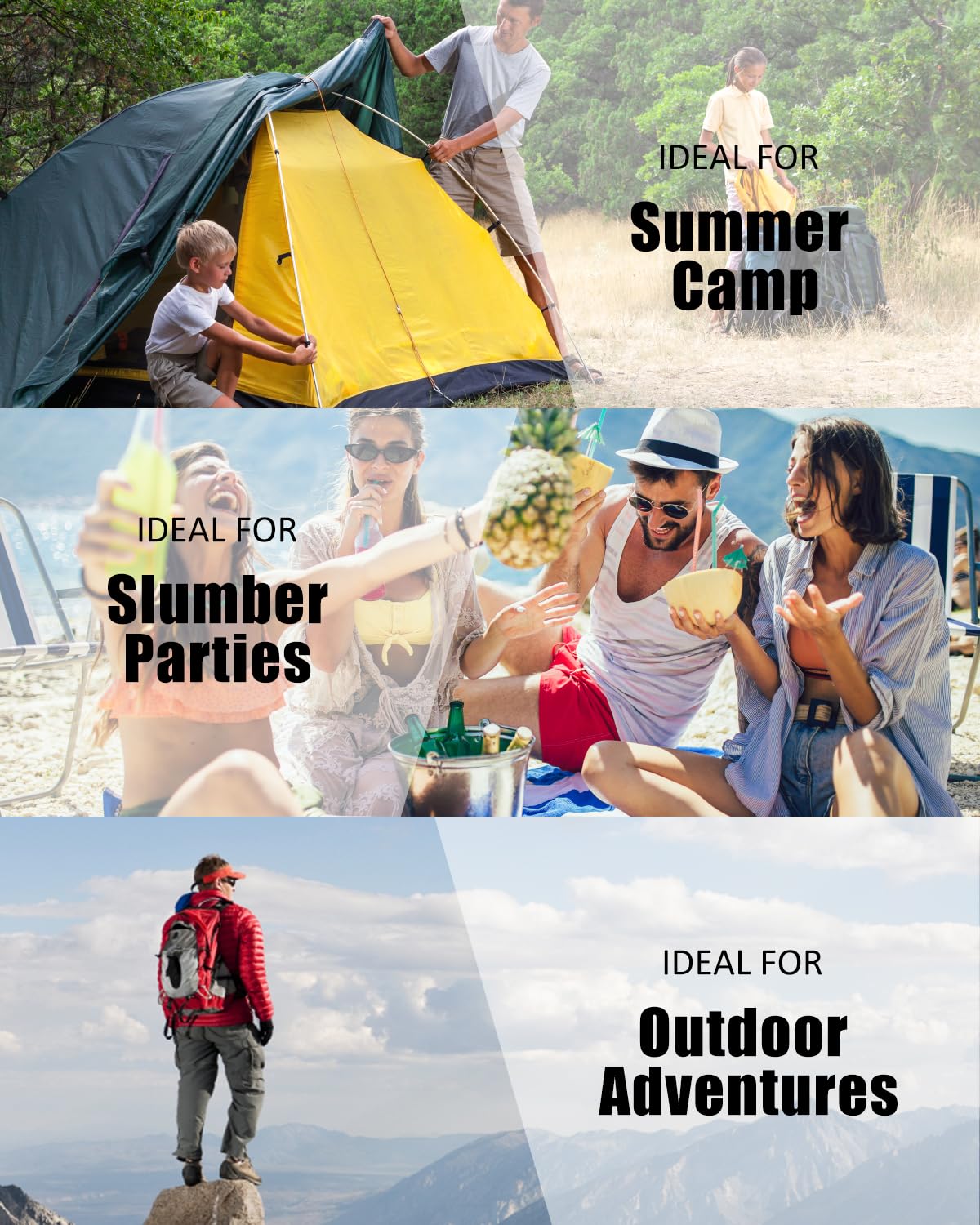 Sleeping Bags for Adults Backpacking Lightweight Waterproof- Cold Weather Sleeping Bag for Girls Boys Mens for Warm Camping Hiking Outdoor Travel Hunting with Compression Bags（Navy Blue）