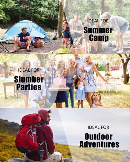 Sleeping Bags for Adults Backpacking Lightweight Waterproof- Cold Weather Sleeping Bag for Girls Boys Mens for Warm Camping Hiking Outdoor Travel Hunting with Compression Bags（Navy Blue）